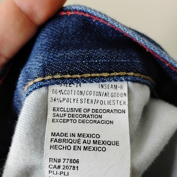 Vintage Tommy Hilfiger Bootcut Jeans Womens Size 14 Classic Low Rise y2k - Picture 8 of 9